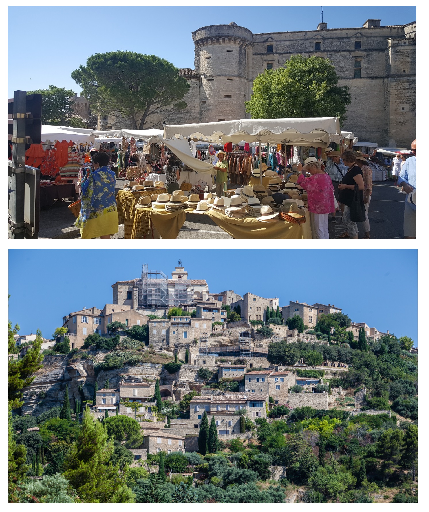 camping près gordes marché