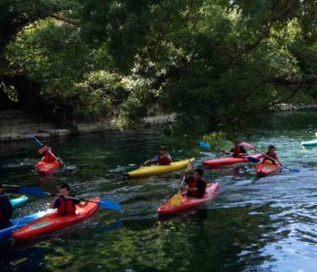 canoé sur la sorgue